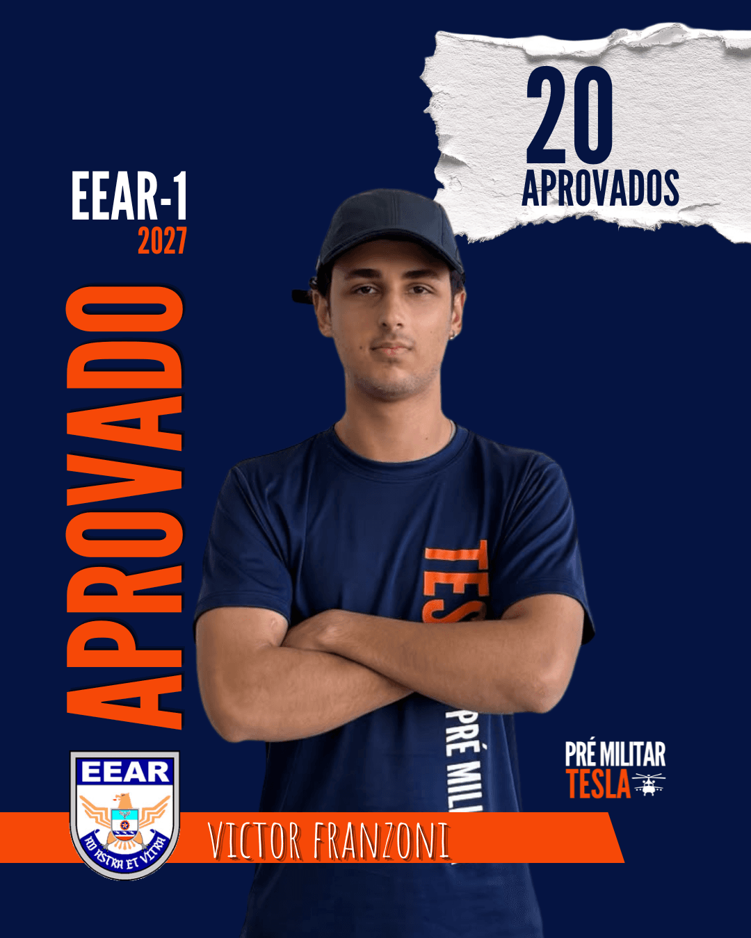 Victor Franzoni — Aprovado na EEAR