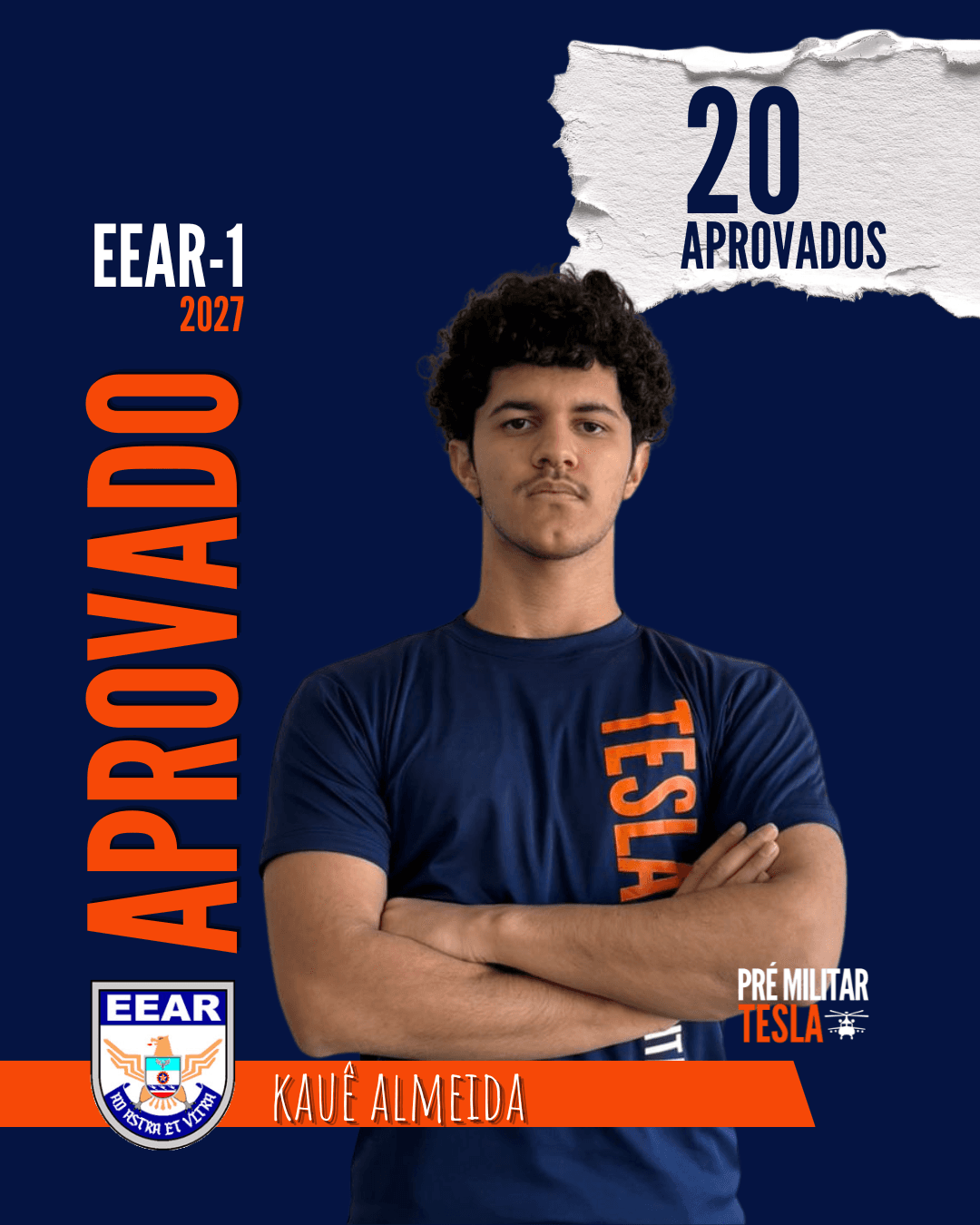 Kauê Almeida — Aprovado na EEAR